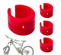 Bicycle Chain Bottom Protection - Heavy Duty Rubber Cover with Adhesive to Wrap Chain Spacers, Suitable for a Wide Variety of Bike Types | Stickers