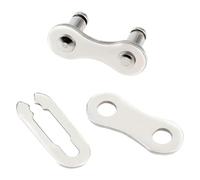 Bicycle Chain Buckle - Silver Quick Release Chain Connector 3.8g | Single Speed Master Link Tool-free Assembly Reusable Repair Part for Bicycle Stroller St