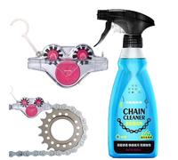 Bicycle Chain Cleaner - Bicycle Brush, Chain Cleaner Kit for the Bike, for Home Use, Workshop, Garage Repairs, Maintenance and Road and Mountain Cycling