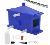 Bicycle Chain Cleaner Set - Multi-Angle Scraping Device, Powerful Cleaning Tool, Compact Gear Degreaser, Convenient Equipment with Secure Grip | Universal Fit for Road Bike ATV Moped Machine Workshop