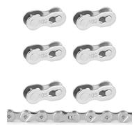 Bicycle Chain Connector, Bicycle Chain Quick Connector, Steel Bicycle Link Connector, Universal Heavy Duty Bicycle Repair Tool, 6 Pieces Accessories for Bicycle Parts for Fah