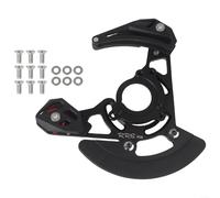 Bicycle Chain Guard ISCG03/ISCG05 for 32T-38T Chainrings, CNC AL7075 Guide with Nylon Plate, Shockproof Mountain Bike Accessories, Black