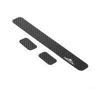 Bicycle Chain Guard Sticker for Frame Protection Against Scratches and Rust Carbon Grain PVC Material 22mm x 3.5mm Dimensions Rain Resistant