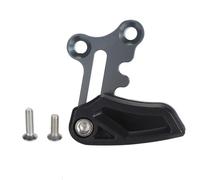 Bicycle Chain Guide Protector, E Type Direct Mount Anti Drop Chain Stabilizer, 26T - 36T Single Disc CNC 6061 Alloy, Ultra Thin Compact Design for MTB Bike Chain Retention (Ti Color)