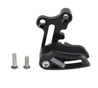 Bicycle Chain Guide Protector, E Type Direct Mount Anti Drop Chain Stabilizer, 26T - 36T Single Disc CNC 6061 Alloy, Ultra Thin Compact Design for MTB Bike Chain Retention (Black)