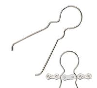 Bicycle Chain Link - Electroplated Silver Single Speed Quick Master Connector 3.8g | Reusable Magic Clasp for Road Bike Stroller City Cycle Easy Install Repair