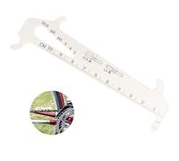 Bicycle Chain Wear Tool 1Pcs Bike Chain Checker Tool Stainless Steel Bike Chain Wear Indicator Tool Chain Measuring Ruler Bike Chain Wear Indicator Tool for Checking Mountain Bike