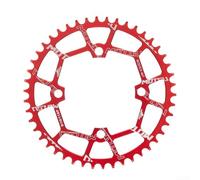 Bicycle Chainring 104BCD CNC Aluminum Alloy Sprocket Positive And | Negative Teeth For Mountain Bike Crank Single Ring Replacement Parts Quality Black Red 40T 42T 44T 46T 48T 50T 52T Options