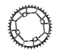 Bicycle Chainring 104BCD CNC Aluminum Alloy Sprocket Positive And | Negative Teeth For Mountain Bike Crank Single Ring Replacement Parts Quality Black Red 40T 42T 44T 46T 48T 50T 52T Options