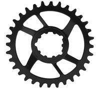 Bicycle Chainring 3mm Offset Direct Mount Narrow Wide Single Chainring for Durable Steel Chainwheel Smooth Ride Black 154196g (32T)