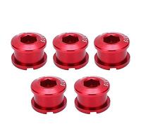 Bicycle Chainring Bolts - Ultra - Light 7075 Aluminum Alloy, Durable & Easy Installation with 5mm Hex Wrench for Mountain Road Track Folding Bikes (type 2)