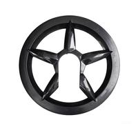 Bicycle Chainring Guard, 40-42 Teeth 5-Hole 6.5cm Spacing, Protects Clothing From Grease, Plastic Construction, For Mountain Road Folding Bikes(B)