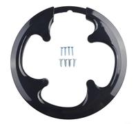 Bicycle Chainring Guard 42/44T Road Bike Sprocket Crankset Protector, 8 Holes Plastic Gear Cover For Mountain Folding Bikes,Anti-Slip