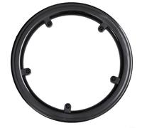 Bicycle Chainring Guard 48T 4/5-Hole Crankset Cover, Plastic Chain Protector for Mountain Bike Folding Bike, Prevents Pants Snagging & Oil Stains, Brown Transparent, 2 Pack(48T)