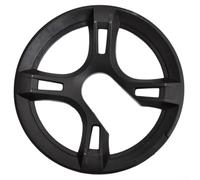 Bicycle Chainring Guard Cover 42-Tooth Mountain Bike Protective Plastic Shield 4-Hole Pitch 9.7-10.7 cm Variety of Colors Easy Installation Dustproof for Outdoor Riding(A)