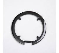 Bicycle Chainring Guard for 42/44 Tooth MTB Sprocket, PP Protective Cover with 10cm Inner Spacing, Black Bash-Guard for Gravel and Mud Debris Prevention