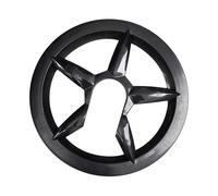 Bicycle Chainring Protector - PP Cover with 6.5cm Pitch Shockproof Sprocket Protector Cap Leg Guard Grease Oil Stains Replacement Parts Kit for Bicycle Crankset for Mountain Bike