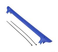 Bicycle Chainstay Protector for Mountain Road and Folding Bikes, Rear Fork Scratch Shield and Frame Guard, Plastic Cycling Rub Protector Alternative in Black(Blue)