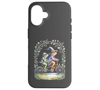 Bicycle Charm Frog Tandem Cycling Cottagecore MILF My Autism Case for iPhone 16