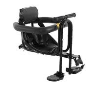 Bicycle Child Seat - 15.7 Inch Alloy Frame, Front Mounted Removable Design, Adjustable Footrest System, Quick Release Attachment, Ideal For Mountain Travel, Commuting With The Family