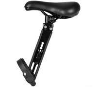 Bicycle Child Seat, Black Iron 23.3x9.7x2.5cm | Mountain Road Biking, Tool-free Install Safe Padding, Children Toddlers, Steel Frame