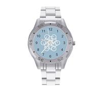 Bicycle Circle Men's Watches Stainless Steel Watch Strap Analog Quartz Watch Business Wristwatches