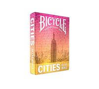 Bicycle Cities of the World Playng Cards Deck for collectors and travel lovers, Black
