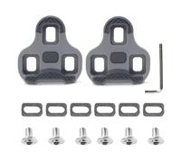 Bicycle Cleats Compatible with Look Keo Bike Pedals, Grip Cleats Bicycle Cleats Shoe Plate Set 3-Hole Grip Blade 2 Max Carbon Classic Cleats, Grey MTB Pedal Plates Road Cleats Bicycle Accessories Set