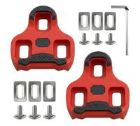 Bicycle Cleats Compatible with Look KEO Grip Cleats - 9° Cycling Cleats | 2 Pack Indoor Outdoor Cycling & Road Bike Shoe Plate Set - Compatible with Keo Structure & Keo Pedals with Grip
