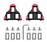 Bicycle Cleats Compatible with Shimano SPD-SL Pedals, 0° Bicycle Cleats Shoe Plate Set Road Bike Pedal MTB Pedal Plates Road Cleats Bicycle Accessories Set, for Road Bikes and Indoor Bikes