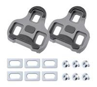 Bicycle Cleats for Look Keo Grip, Pedal Plates, Self-Locking Cleats for Click Pedals, Road Bike, Compatible with Look Keo Pedals, Grey 4.5°, Non-Slip for Road Bike Tours and Training Rides (2 Pieces)