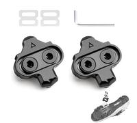 Bicycle Cleats with Non-Slip Cleat Plates, Compatible with Shimano MTB SPD Pedals (SH51), Non-Slip Cleat Plates for Road Bike, High Quality SPD Cleats for Mountain Bike and Indoor Cycling Shoes