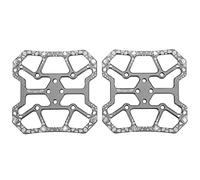 Bicycle Clipless Pedal Converter Self Locking Disc Pedals Platform Adapter Aluminum Alloy SPD Bike System Pedal for Road Mountain Biking 90x90mm 1 Pair (You color)