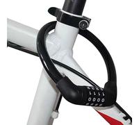 Bicycle Combination Lock, 4 Digit Bicycle Chain Lock with Combination Code, Resettable Anti Theft Electric Scooter, Bicycle Lock for Road Bikes, Electric Bikes, Scooters, Multipurpose Outdoor Indoo