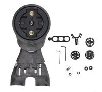 Bicycle Computer Extension Bracket Adapter Base with Telescopic Adjustment forGarmin, Giant and Cycle GPS Mounts, Black
