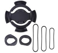 Bicycle Computer Handlebar Mount Holder Bracket with 3 Straps, 47x47mm | Includes three strap sizes so your cycling computer sits firmly on the handlebar without any tools needed.