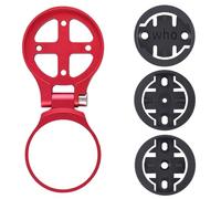 Bicycle Computer Holder Aluminium Alloy Cycling Computer Stem Mount Adjustable Bicycle Stopwatch Mounting Bracket MTB Accessories for Garmin Bryton CatEye Wahoo