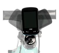 Bicycle Computer Mount Base, 360° Rotating Plastic Fixed Bracket for GARMIN, Black 8.8x3.6cm Repair Part