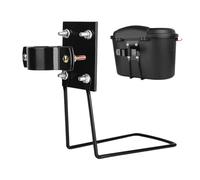 Bicycle Container Bracket - Alloy Rack Reinforcement System, Stable Trail Carry Holder, Robust Road Mobility Organizer, Practical Outdoor Hauling Hardware, Strong Structural Support Unit | Travel