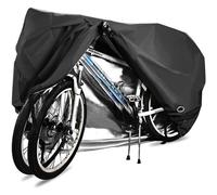 Bicycle Cover For 2 Bicycles Waterproof 210d Breathable Outdoor Bicycle Protective Cover With Lock Eyelets Protection, For Mountain Bikes And Racing B
