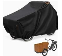 Bicycle Cover, Motorcycle Tarpaulin Tear-Resistant 420d Oxford, Waterproof Cargo Bike Cover with Reflective Strips and Lock Eyelets, Dust and UV Protection, Tricycle Cover for All Bicycle Types, 2.2 x