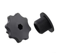 Bicycle Crank Arm Bolt 18mm for HollowTech, Nylon Lightweight Screw with Matching Wrench Tool, Hex Fastener for Bike Crankset Repair