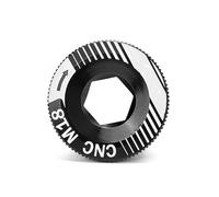 Bicycle Crank Arm Mounting Bolts - Mountain and Road Bike Crankset Screw | Treated Aluminum Alloy Support Cap, Compatible with Bicycles