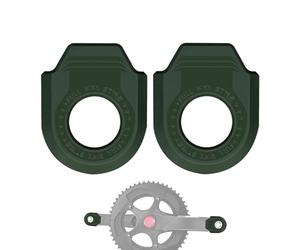 Bicycle Crank Arm Protector - TPU Crank Arm Protector Cover | 40g Anti-Collision Elastic Sleeve for Road City Outdoor Cycling Bike Track