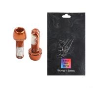 Bicycle Crank Bolts For M6*18mm Crankset, PVD Coated Steel Fixing | Screws With Gasket For Road Bike, Colorful Options Including Red, Green, Blue