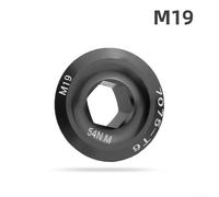 Bicycle Crank Fixing Bolt Cover M15/18/19/20 Compatible with Crankset Screws Cap CNC Machined Aluminum Alloy for Hollow Shaft Installation (Red M15)