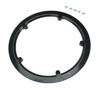 Bicycle Crank Guard Plastic Chainring Cover Protector Quick Install Easy Clean for Bike Crankset Black(G5TBI-52)