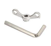 Bicycle Crank Removal Tool with Angle Screwdriver, 2-in-1 Crank Puller for Shimano Hollowtech II, Bicycle Crank Puller Tool for Disassembly and Installation of Crank Covers