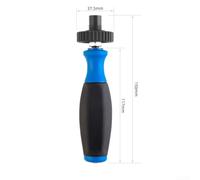 Bicycle Crank Simulator Tool PP TPR Grip | Simulates crank drive, 3 gear heads, easy shifting debug, fits mountain road bikes, pedal removed(Gear Head)