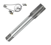 Bicycle Crank Threading Bar - 90 x 9.2 x 14.2mm M2 Threading Tool, 1/2" 20TPI Thread Pitch Square Drive Design with Round Shank | Precise Threading for